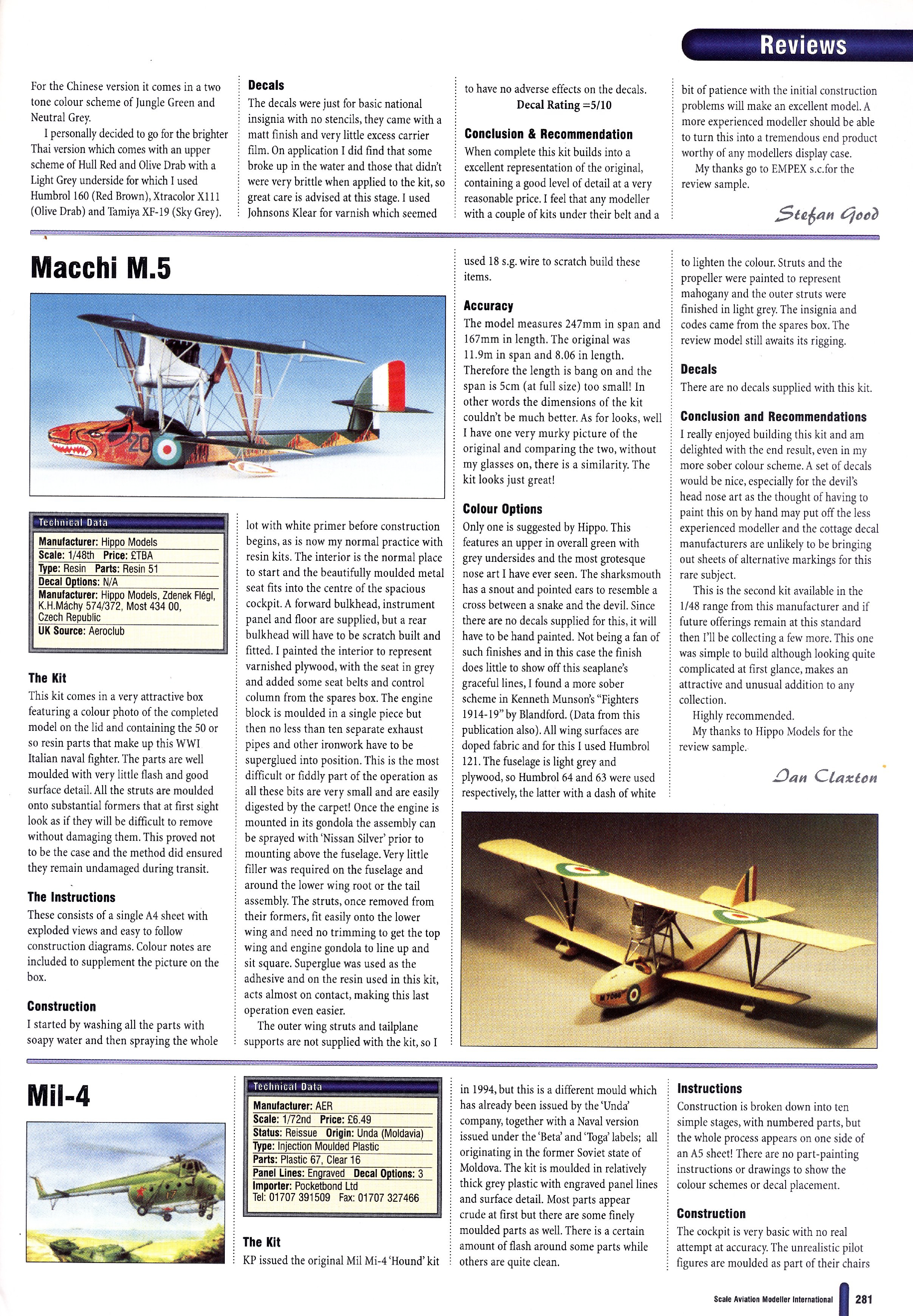 Scale Aviation Modeller International 1998-05